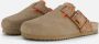 Colors of California Muil Slippers taupe Suede Dames - Thumbnail 7