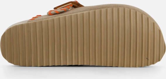 Colors of California Muil Slippers taupe Suede