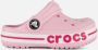 Crocs Bayaband Kids Clog T voor meisje Roze Slippers - Thumbnail 5