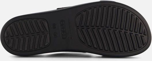 Crocs Brooklyn Buckle Wedge Slippers zwart
