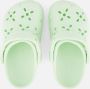 Crocs Classic Clogs Flower Slippers groen Rubber - Thumbnail 2