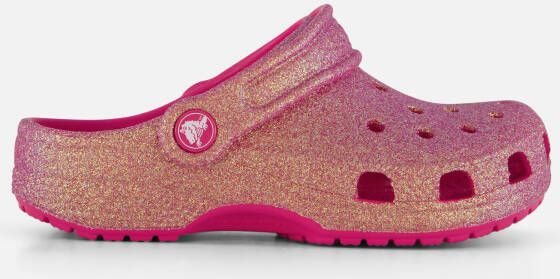 Crocs Classic Clogs Glitter Slippers roze Rubber