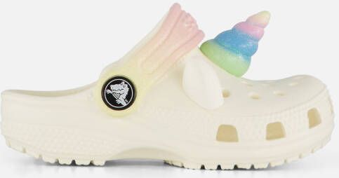 Crocs Classic Rainbow Unicorn Clogs Slippers wit