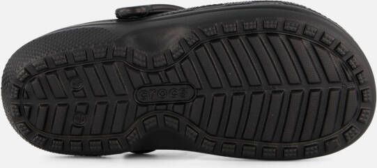 Crocs Classic Fuzz-Lined Slippers zwart