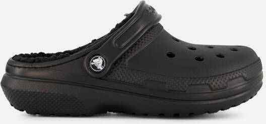 Crocs Classic Fuzz-Lined Slippers zwart