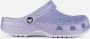 Crocs Classic Glitter Clog Slippers paars - Thumbnail 3