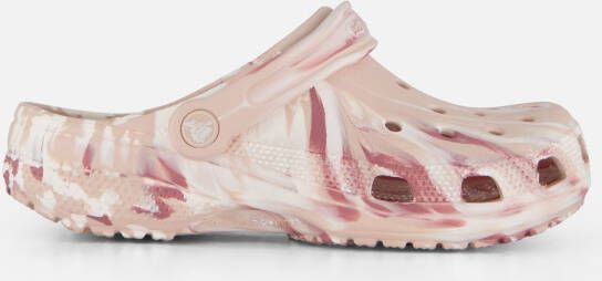 Crocs Classic Marbled Clogs slippers roze