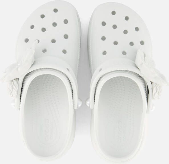 Crocs Classic Platform Clogs Slippers wit
