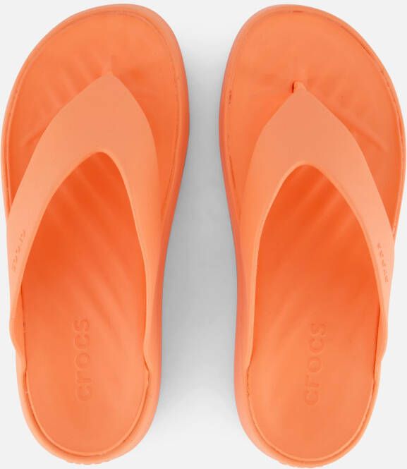 Crocs Getaway Platform Flip Slippers oranje Rubber