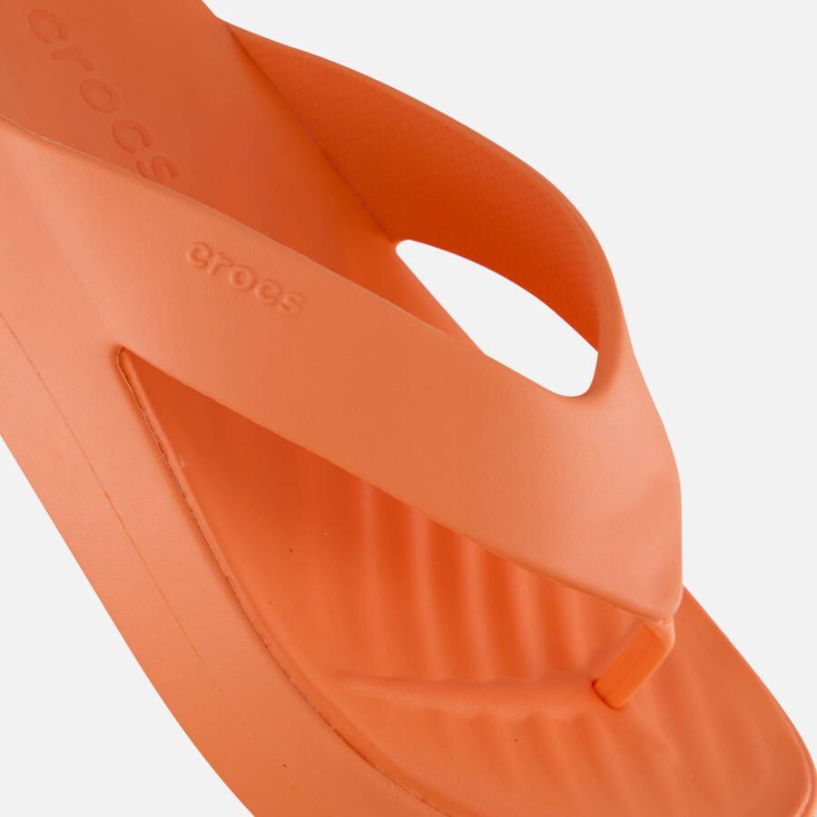 Crocs Getaway Platform Flip Slippers oranje Rubber