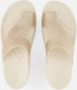 Crocs Getaway Platform Slippers beige Rubber - Thumbnail 2