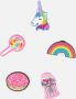 Crocs Jibbitz Everything Nice 5-pack roze - Thumbnail 3