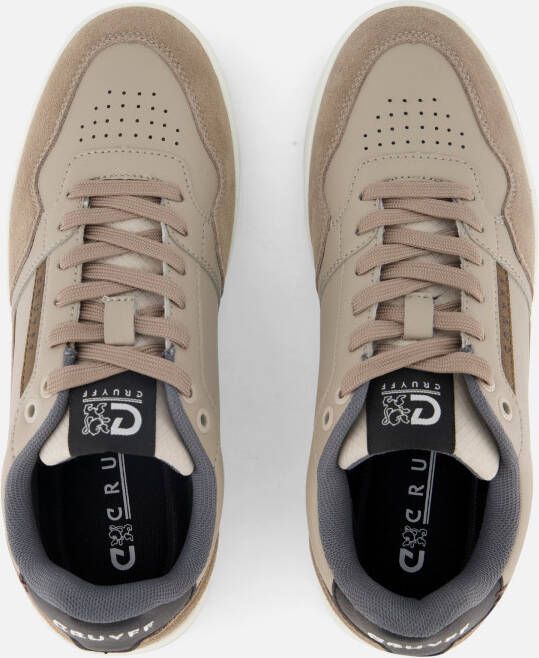 Cruyff Endorsed Sport Sneakers taupe Leer