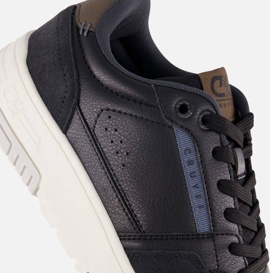 Cruyff Endorsed Sport Sneakers zwart Leer