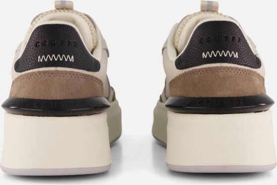Cruyff Endorsed Tennis Sneakers wit Leer