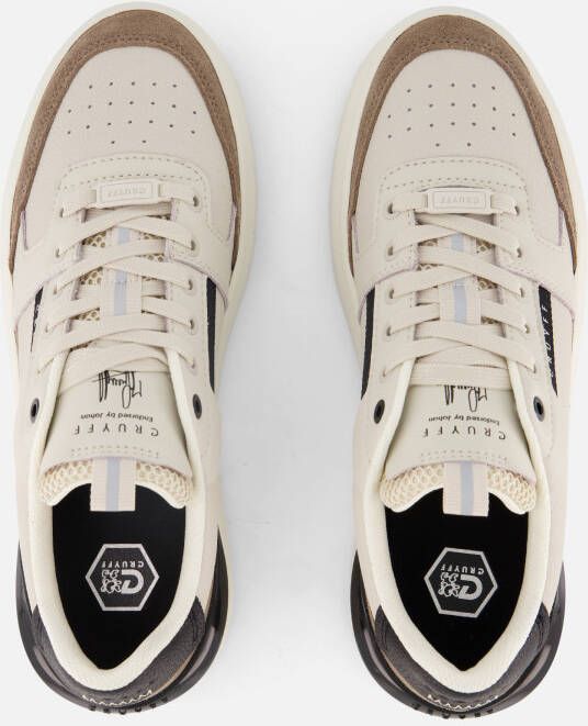 Cruyff Endorsed Tennis Sneakers wit Leer