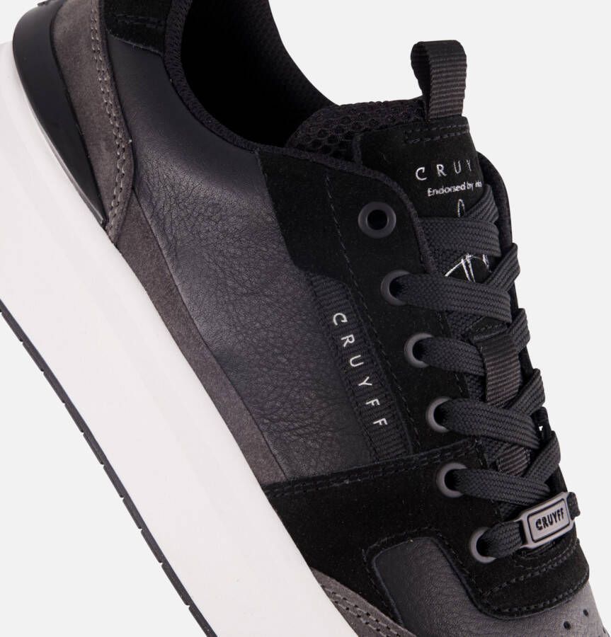 Cruyff Endorsed Tennis Sneakers zwart Leer