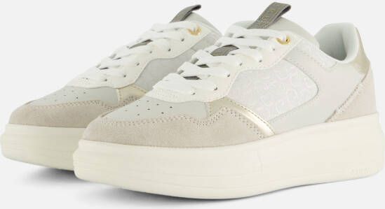 Cruyff Pace Court Sneakers beige Textiel