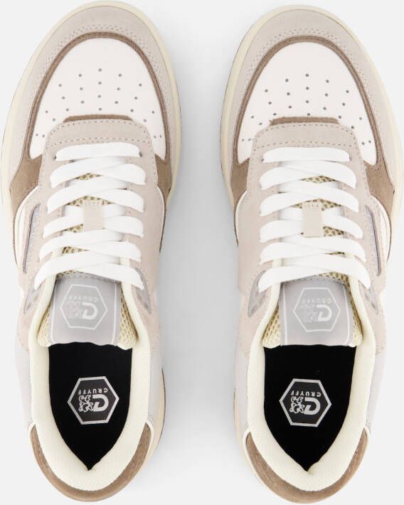 Cruyff Volteria Sneakers wit Leer