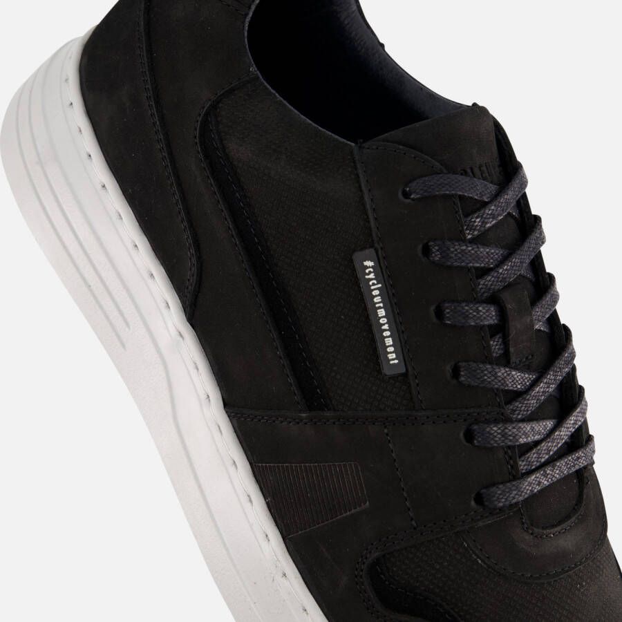 Cycleur de Luxe Giro Sneakers zwart Nubuck