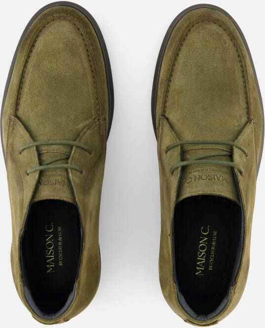 Cycleur de Luxe DC4 Veterschoenen groen Suede