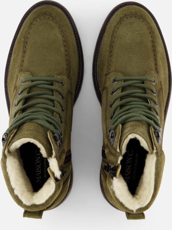 Cycleur de Luxe S2 Veterschoenen groen Suede