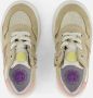 Develab 42890 Lage sneakers Leren Sneaker Meisjes Goud - Thumbnail 6