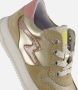 Develab 42890 Lage sneakers Leren Sneaker Meisjes Goud - Thumbnail 7