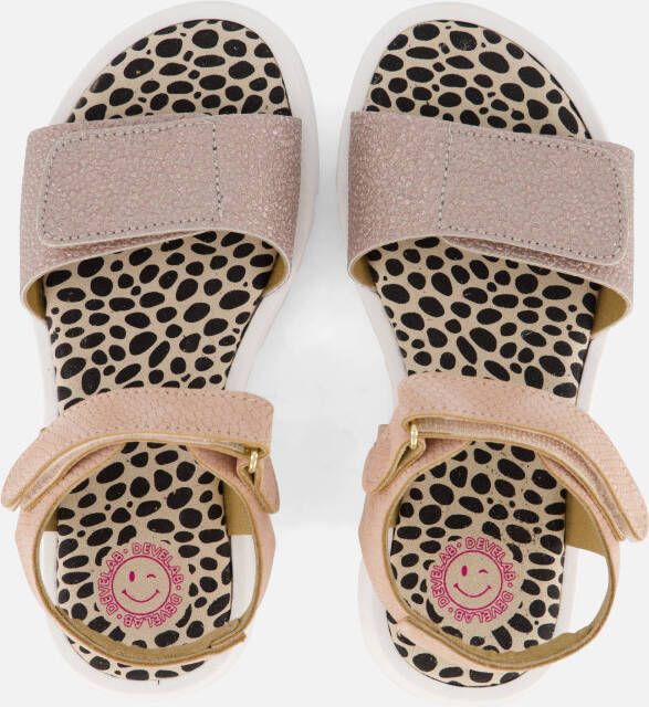 Develab Sandalen roze Leer