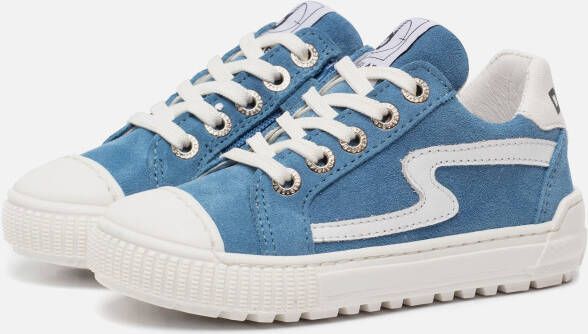 Develab Sneakers blauw Suede