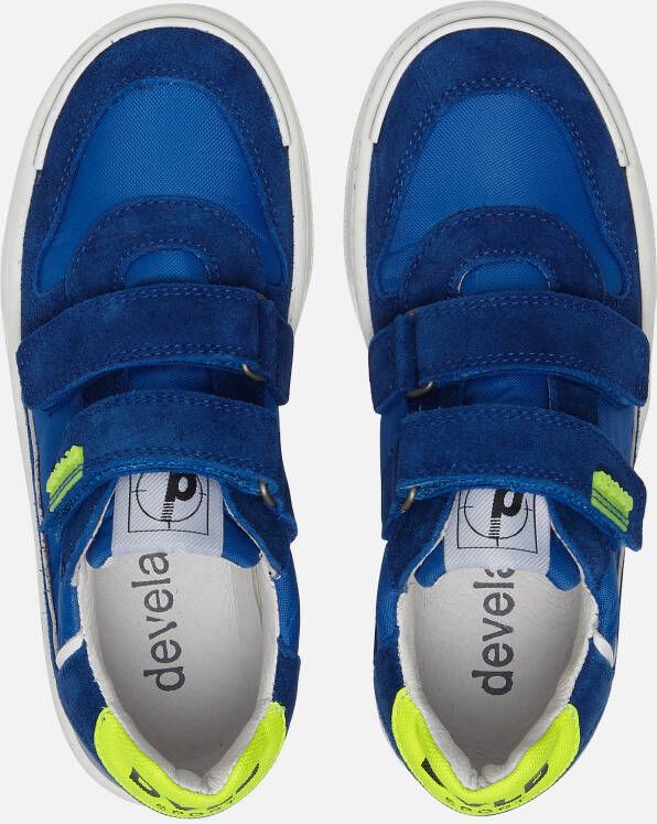 Develab Sneakers blauw Suede