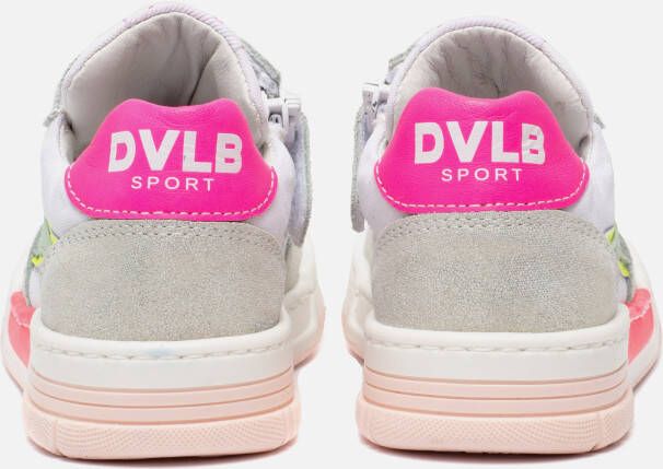 Develab Sneakers zilver Leer