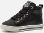 Develab 41909 922 Black Nappa Sneakers hoge-sneakers - Thumbnail 3