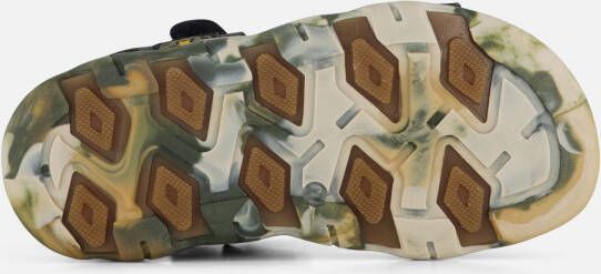 Develab Velcro Sandalen zwart Imitatieleer