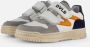Develab leren sneakers wit oranje blauw Leer Meerkleurig 28 - Thumbnail 9