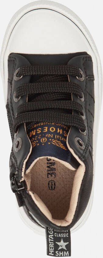 Shoesme Sneakers zwart Leer 72312