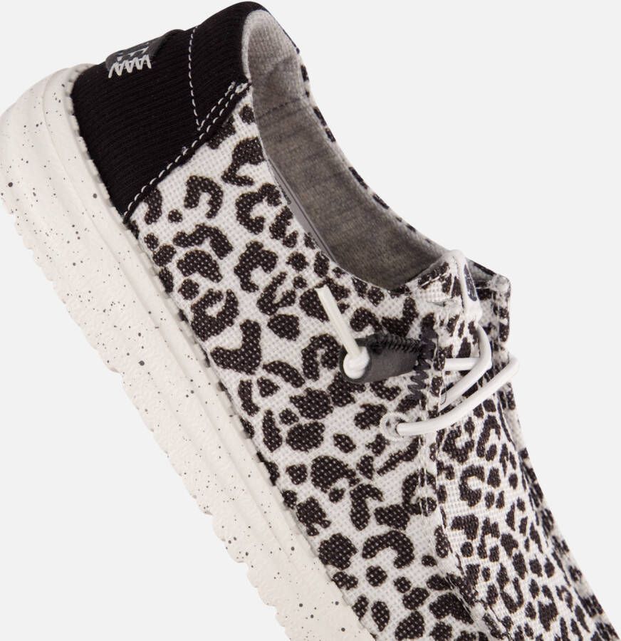 Hey Dude Wendy leopard grijs zwart