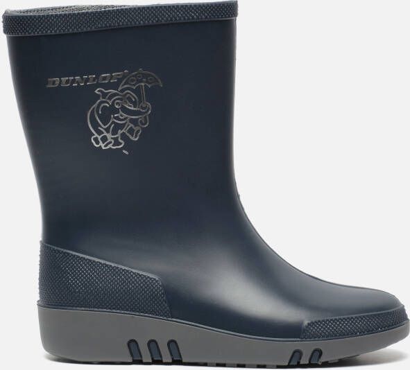 Dunlop Mini regenlaarzen blauw Pu