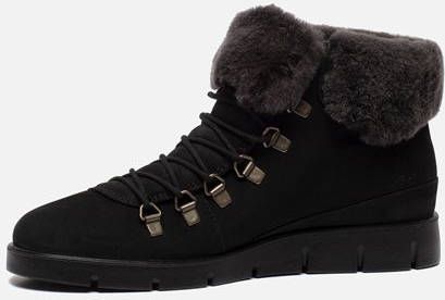 ECCO Bella veterboots zwart Nubuck