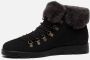 ECCO Bella veterboots zwart Nubuck - Thumbnail 3