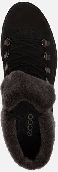 ECCO Bella veterboots zwart Nubuck