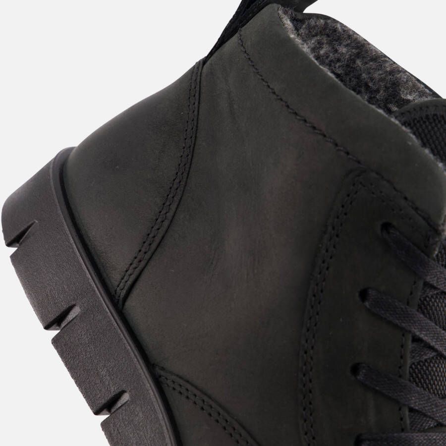 ECCO Bella Veterboots zwart Nubuck