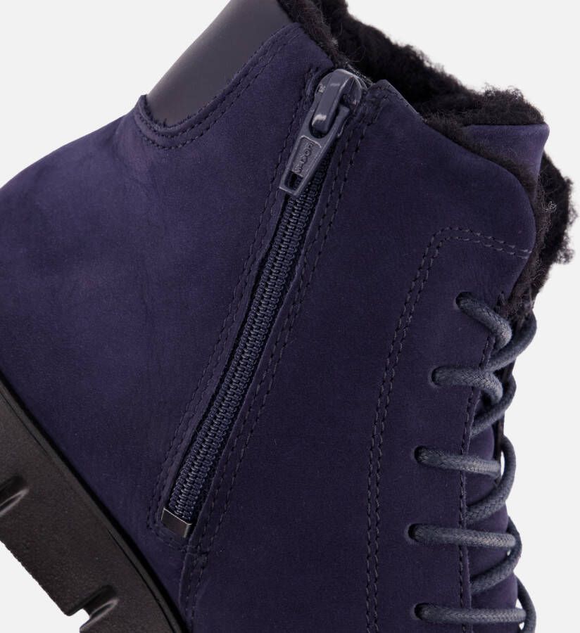 ECCO Bella Winter Veterboots blauw Nubuck