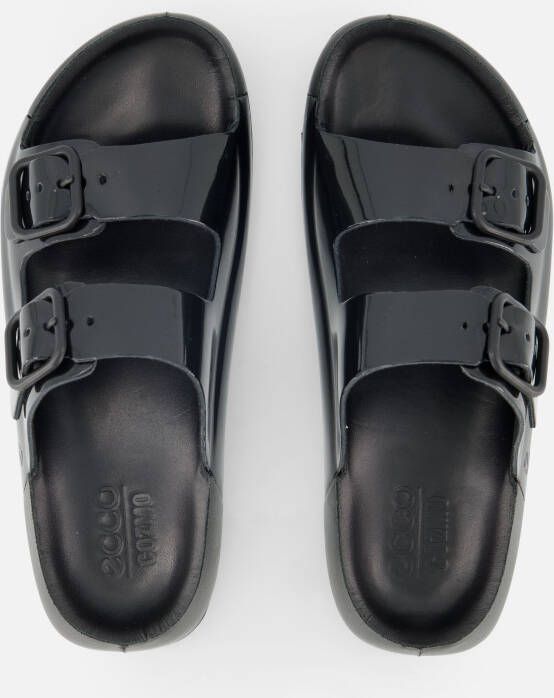 ECCO Cozmo Slippers zwart Leer
