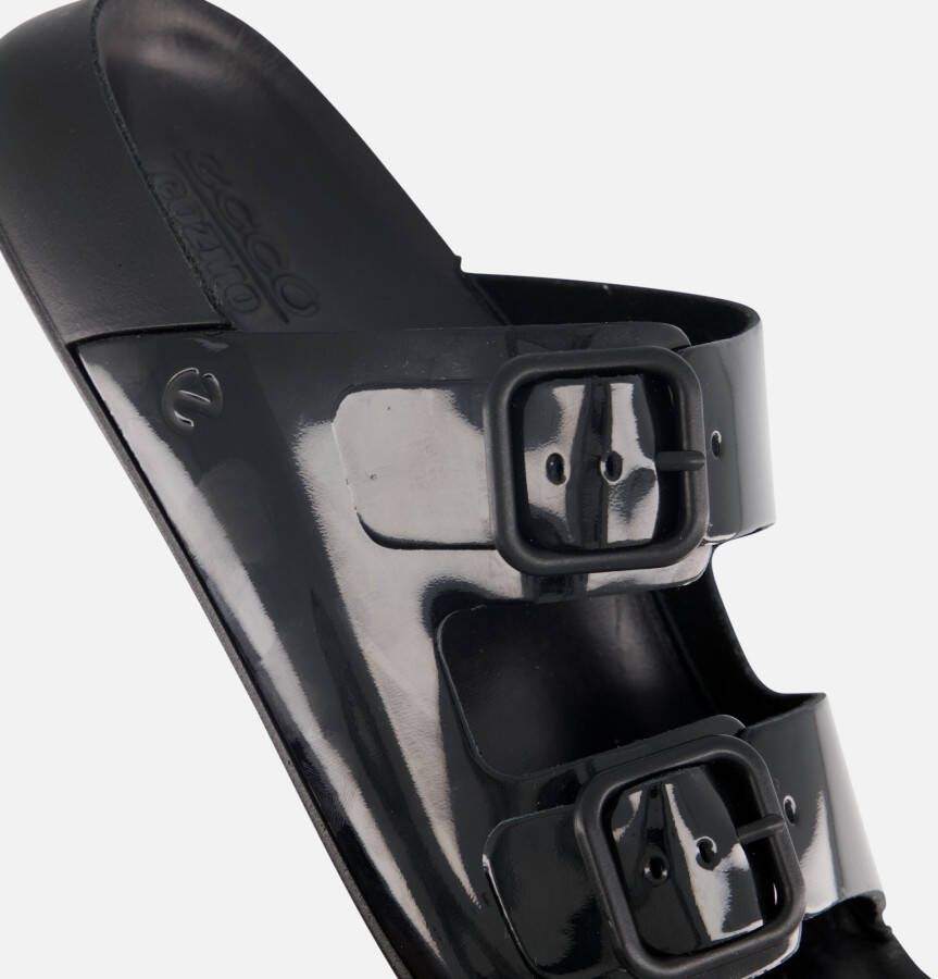 ECCO Cozmo Slippers zwart Leer