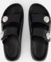ECCO Cozmo W Sandalen zwart Leer Dames - Thumbnail 5