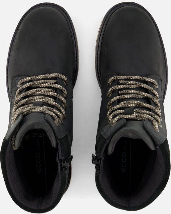 ECCO Elaina Veterboots zwart Leer