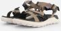 ECCO Off Road leren heren sandalen zwart groen - Thumbnail 13