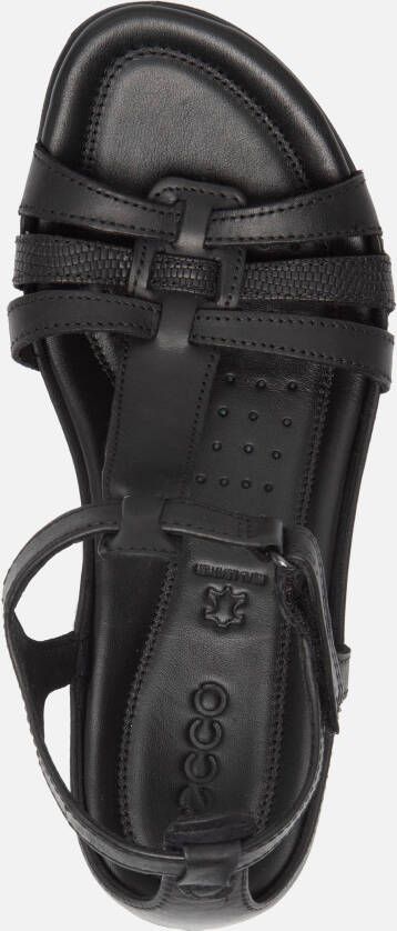 ECCO Flash Sandalen zwart Leer