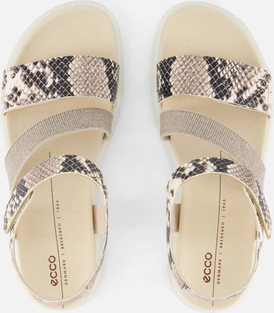 ECCO Flowt Sandalen beige Leer